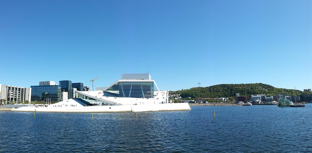 The Norwegian National Opera & Ballet located right at the harbour, Oslol Opera & Ballet, Oslo